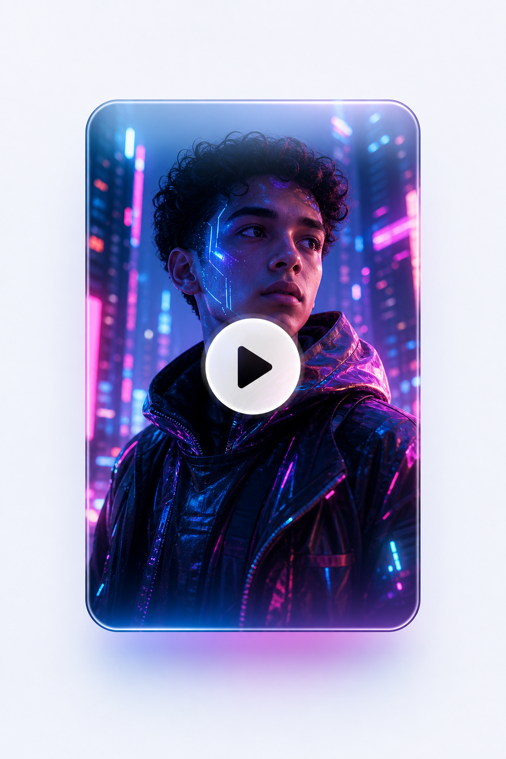 AI generated video portrait