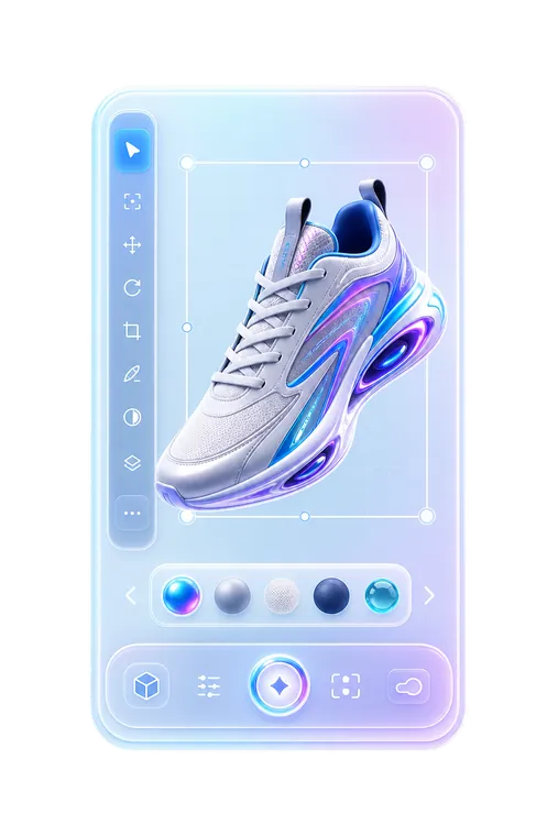 AI generated design mockup